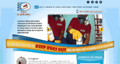 Desktop Screenshot of alhajjajpest.com